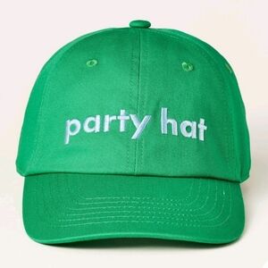 Kate Spade x Target Green “Party Hat” Baseball Cap